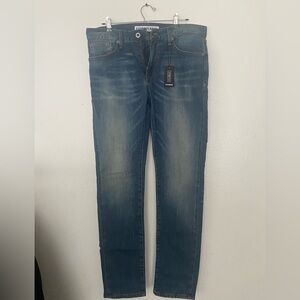 Express New Men's Slim Jeans in Faded Blue